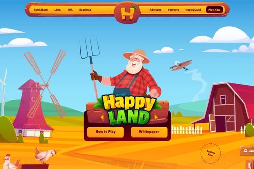 HappyLand is Farming games in metaverse